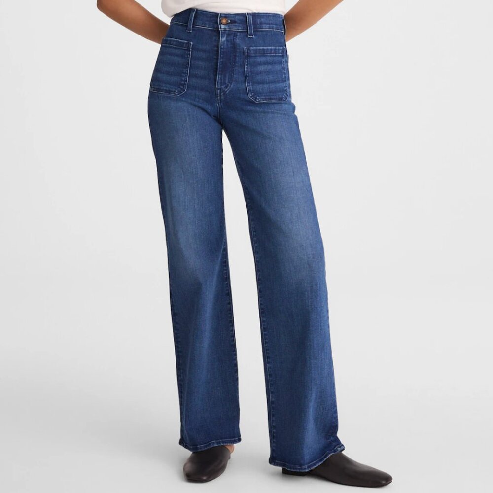 Madewell Curvy Emmett Wide-Leg Jean